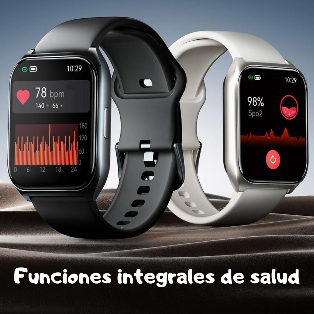 Smartwatch Filwans GTS Mini, pantalla 1.85'' responde llamadas, larga duración batería, metal.