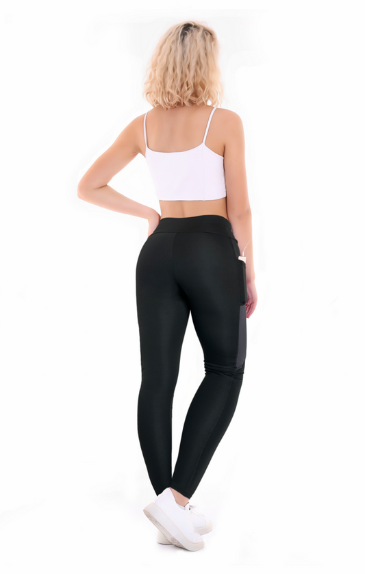 Leggins Deportivo Mujer Mallas Gym Mallones Dama Con Bolsas