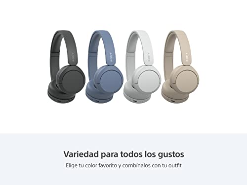 Audífonos inalámbricos Sony on-Ear WH-CH520 hasta 50 Horas de duración de batería, Negro