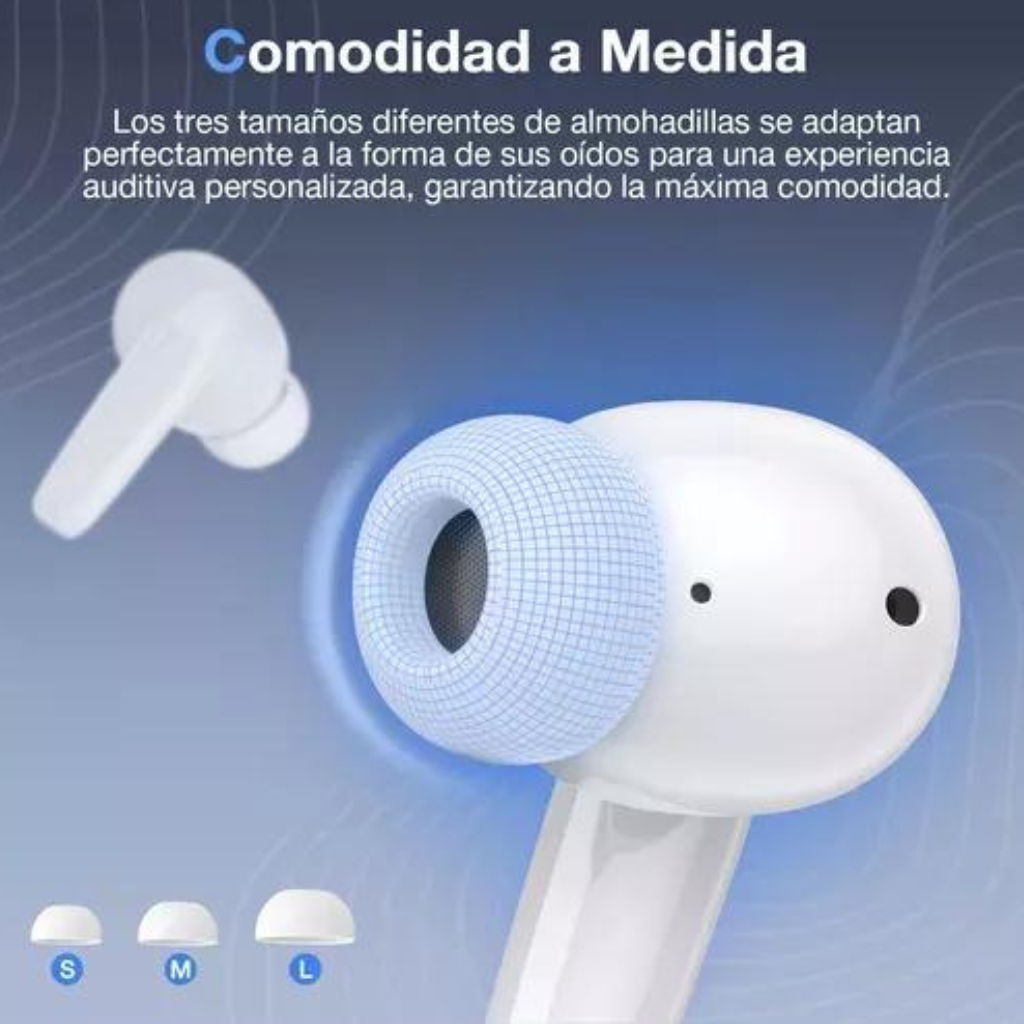 Audífonos In-ear Inalámbricos Bluetooth,18 Horas