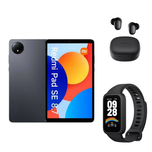 Combo-Redmi-pad-SE-8.7-con-buds-6-play-y-band-9-active