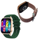 Smartwatch G-tide S3 pro, llamadas bluetooth, oxigeno en sangre, 2 correas intercambio. Dorado