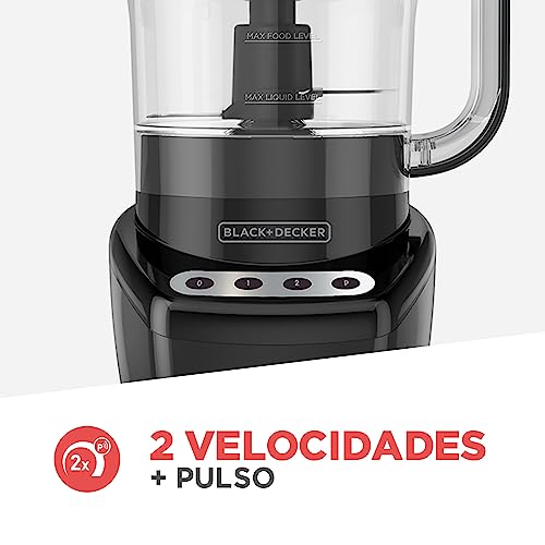 Procesador de Alimentos Black  Decker, Mezcla, Pica, Rebana y Ralla.