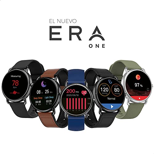 Smartwatch BINDEN ERA One Asistente de Voz Compatible con Siri Hey Google Realiza Llamadas Bluetooth Notificaciones.