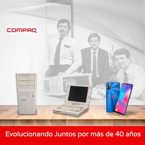 Tablet Compaq 10 Plus 6 RAM -128 GB (128 exp) + Teclado,Funda, Pantalla LCD HD de 10.1 Pulgadas, Android 13, WiFi, Camara Frontal 8Mp, Trasera 13Mp y batería de 6000 mAh