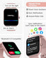 Reloj Inteligente TOOBUR, Alexa Incorporada, Sumergible, Llamadas, Notificaciones. Rosa