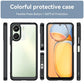 PENGPAI Funda para Xiaomi Poco C65 y Redmi 13C Uso Rudo Case Acrílico Anti-Amarillo Carcasa Bumper Antiarañazos Respaldo Antigolpes Cover Transparente XC