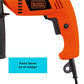 Taladro BLACK+DECKER Rotomartillo 1/2 Pulgadas 550W 0-2800Rpm 0-45000Gpm HD555