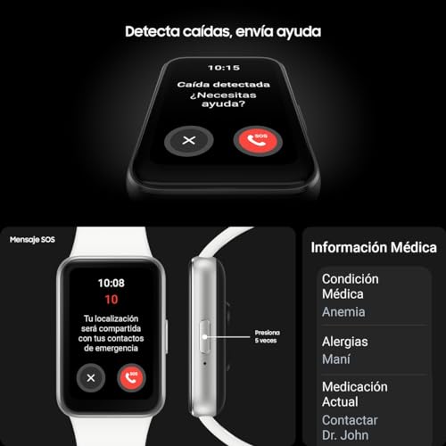 Smartwatch Samsung Galaxy Fit3 Plata