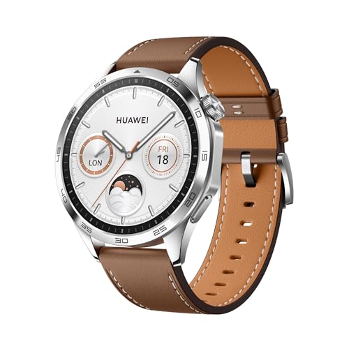 Huawei Watch GT4 (GPS) Smartwatch 46mm, Café, hasta 14 Días de Batería.