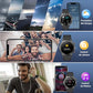 Smartwatch 1.43" FreshFun AMOLED con Llamada Bluetooth, Reloj Inteligente Hombre Impermeable IP67, Monitor de Frecuencia Cardíaca/Oxígeno en Sangre/Sueño, 100+ Modos Deportivos para Android/iOS, Negro