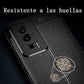 Funda para Mi Xiaomi Poco F5 Pro Case Carcasa Uso Rudo Protector de Cámara Duradero Suave Similar Cuero Protector Cover (Negro)