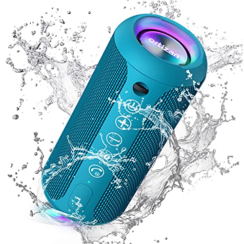 Bocina Bluetooth Portátil, IPX7 Resistente al Agua con Sonido estéreo de 24 W, Altavoces Exteriores con Bluetooth 5.0, 30 Horas de reproducción, Rango Bluetooth de 20 m, emparejados duales