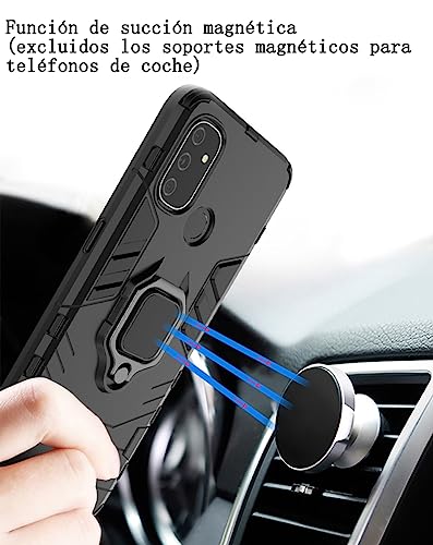 Funda  Xiaomi Poco F5 Pro Case y Redmi K60 Pro Case Uso Rudo, con 2 Unidades Mica Protector de Pantalla de Vidrio Templado, para Xiaomi Poco F5 Pro Funda (Negro)