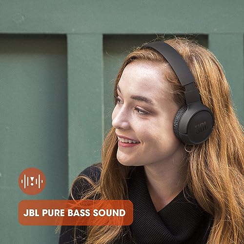 Audífonos JBL Tune 510BT - Auriculares in-Ear inalámbricos con Sonido Purebass, Color Negro