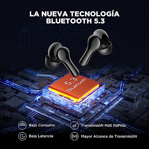 HTC Audífonos Bluetooth 5.3 Audífonos Gamer.