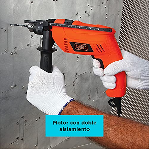 Taladro BLACK+DECKER Rotomartillo 1/2 Pulgadas 550W 0-2800Rpm 0-45000Gpm HD555