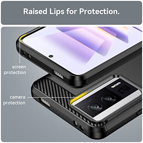 Funda Xiaomi Poco F5 Pro y Redmi K60 Pro Funda Protector TPU Suave Durable Silicon Cover