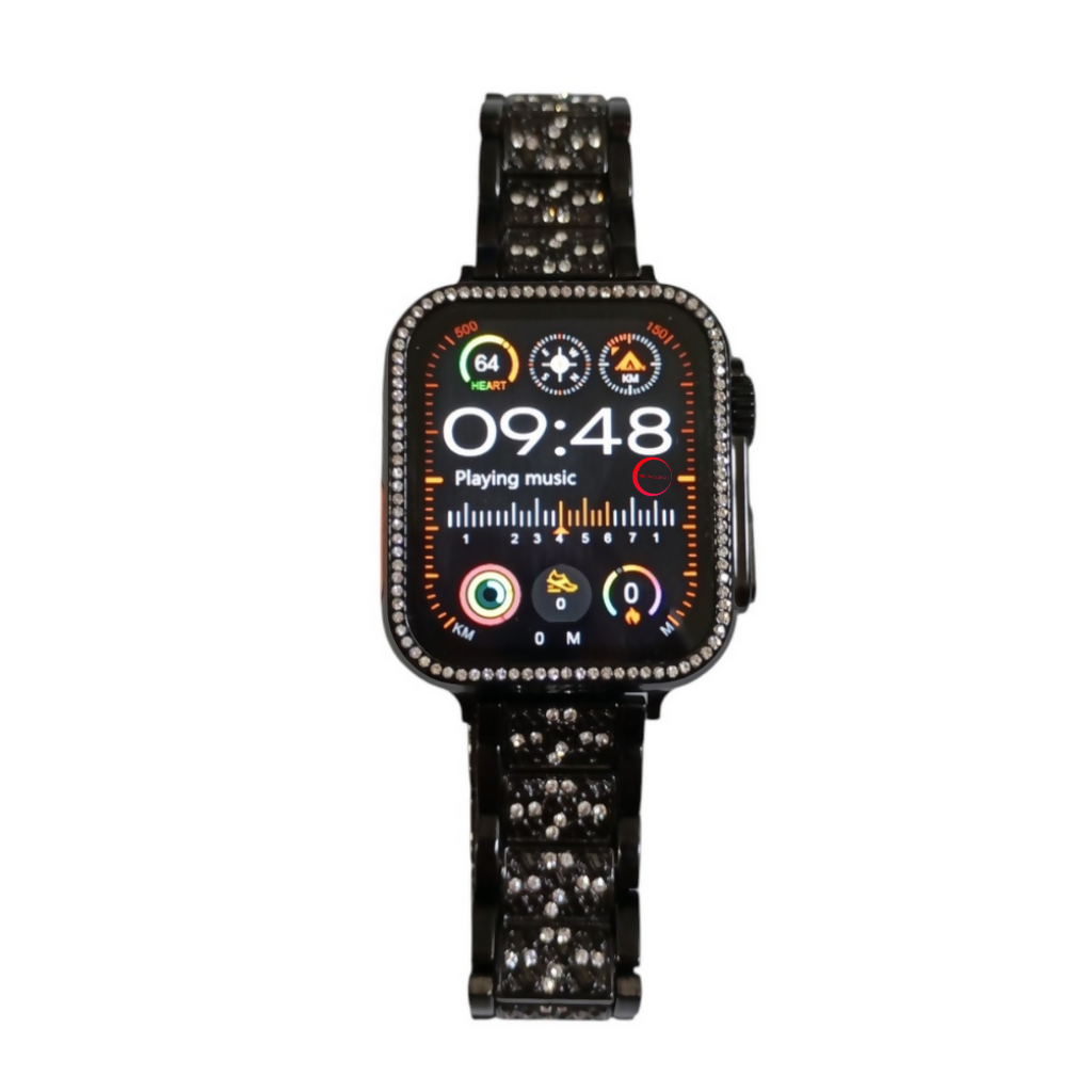 Smartwatch-bossney-BS-K2310-correa-negra-con-brillos