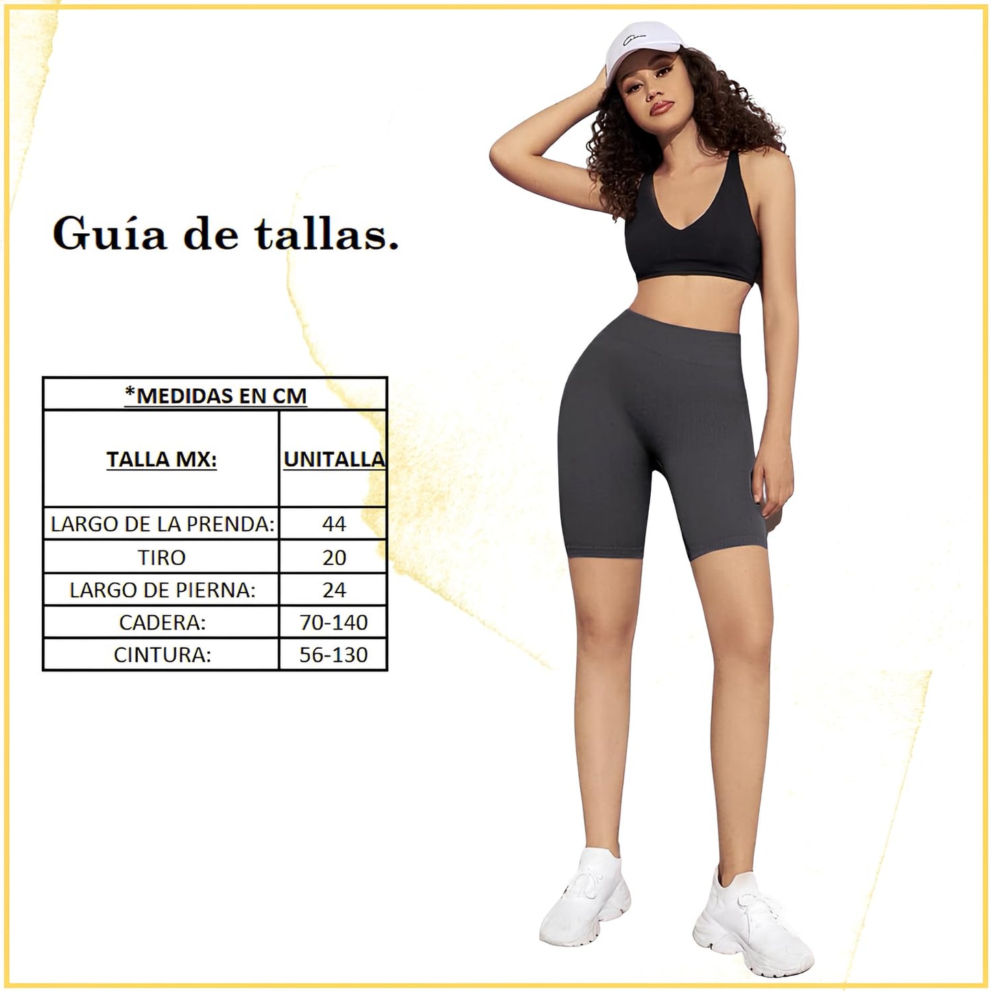 Short Dama Paquete de 2 Pantalones Cortos de Ciclista para Mujer Short Cintura Alta, Levantamiento de glúteos Bermuda Shorts (Negro/Rosa)