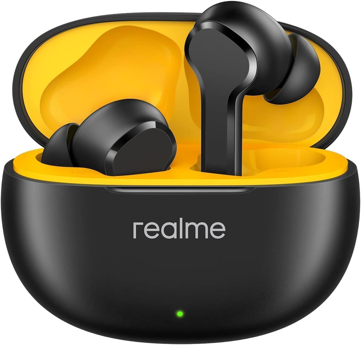 Audífonos bluetooth Realme TechLife Buds T100 ,Resistencia al agua IPX5,Bluetooth 5.3, Hasta 28 horas de reproducción total, color negro