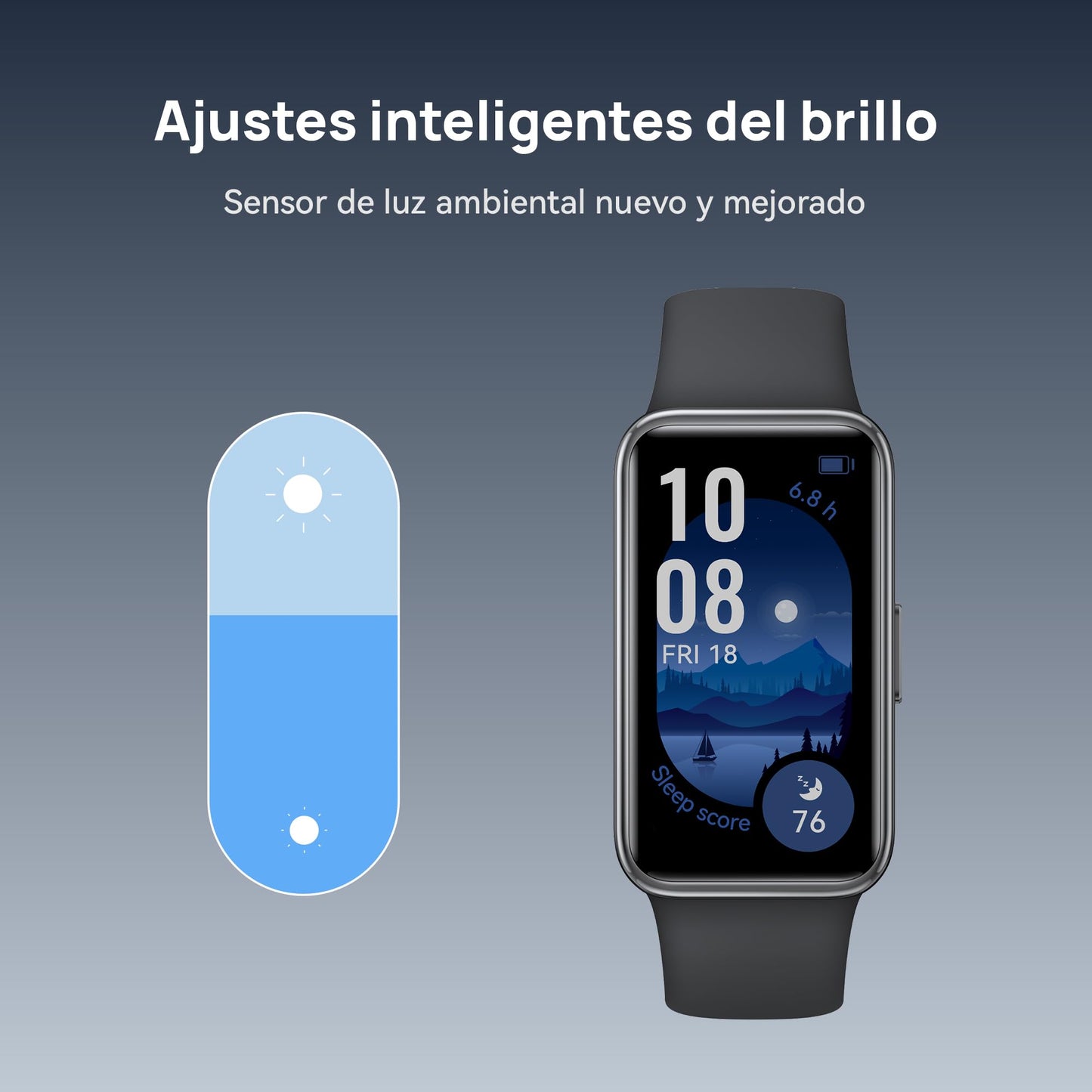 HUAWEI Band 9, Monitoreo de salud, Carga rápida, Batería hasta por dos semanas. Blanco.