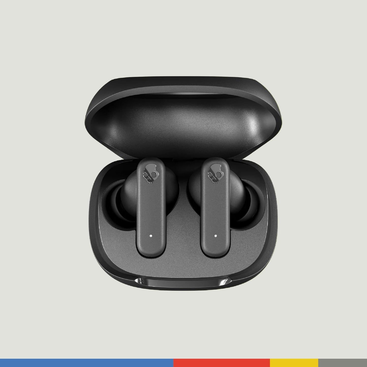 Auriculares Inalámbricos Skullcandy Smokin' Buds, 20 h de Autonomía, 50% de Plásticos Renovables, Micrófono. Color: Negro.