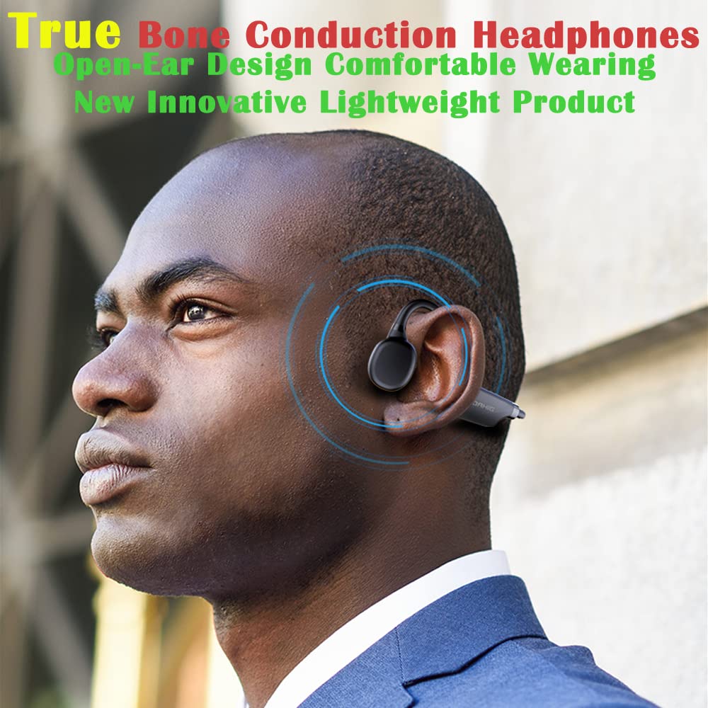 IHAO Auriculares de Conducción Ósea IHBQ33 – Bluetooth 5.0 & MP3 Integrado