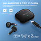 Audifonos Inalambricos 1Hora Bluetooth 5.3, In-Ear. Micrófono incorporado. Compatible con iOS y Android. Color: Negro