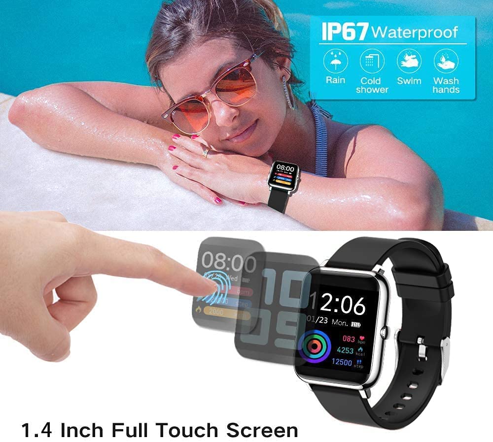 Smartwatch Salandens, Monitor de Salud, Impermeable IPX7, GPS, Unisex.