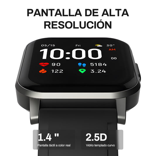 Smartwatch Deportivo con Llamadas Bluetooth, Pantalla HD de 1.4” e IP68 – Compatible con Android y iOS