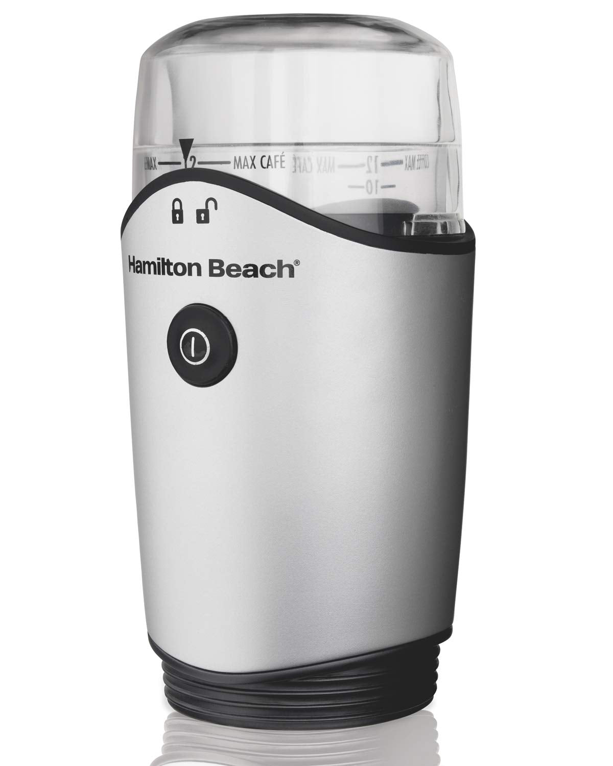 Hamilton Beach 80350R Molino de Café y Especias, 12 Tazas, Plata