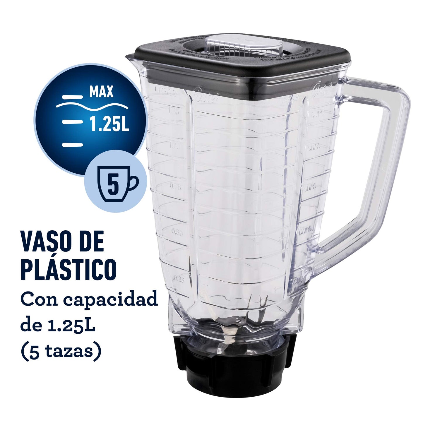 Licuadora Oster  Dos Velocidades Con Pulso Y Vaso De Plástico