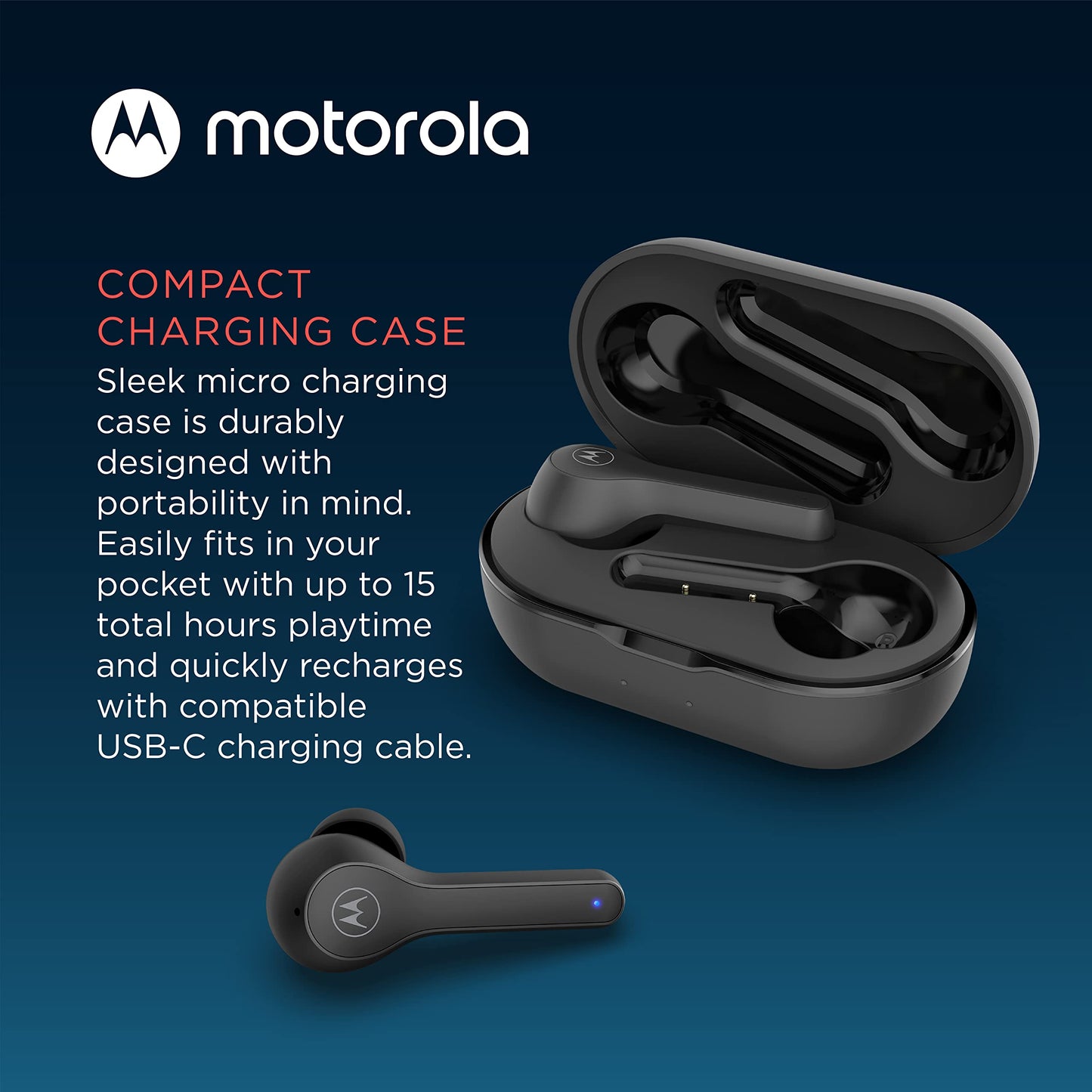 Auriculares Bluetooth Inalámbricos Motorola Moto Buds 085   con Micrófono, Conexión Dual, IPX5