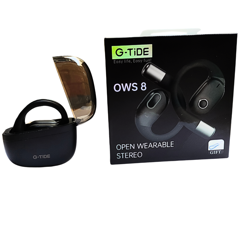 Audífonos G-Tide OWS 8 True Wireless - Bluetooth 5.4, Cancelación de Ruido y Sonido Hi-Fi