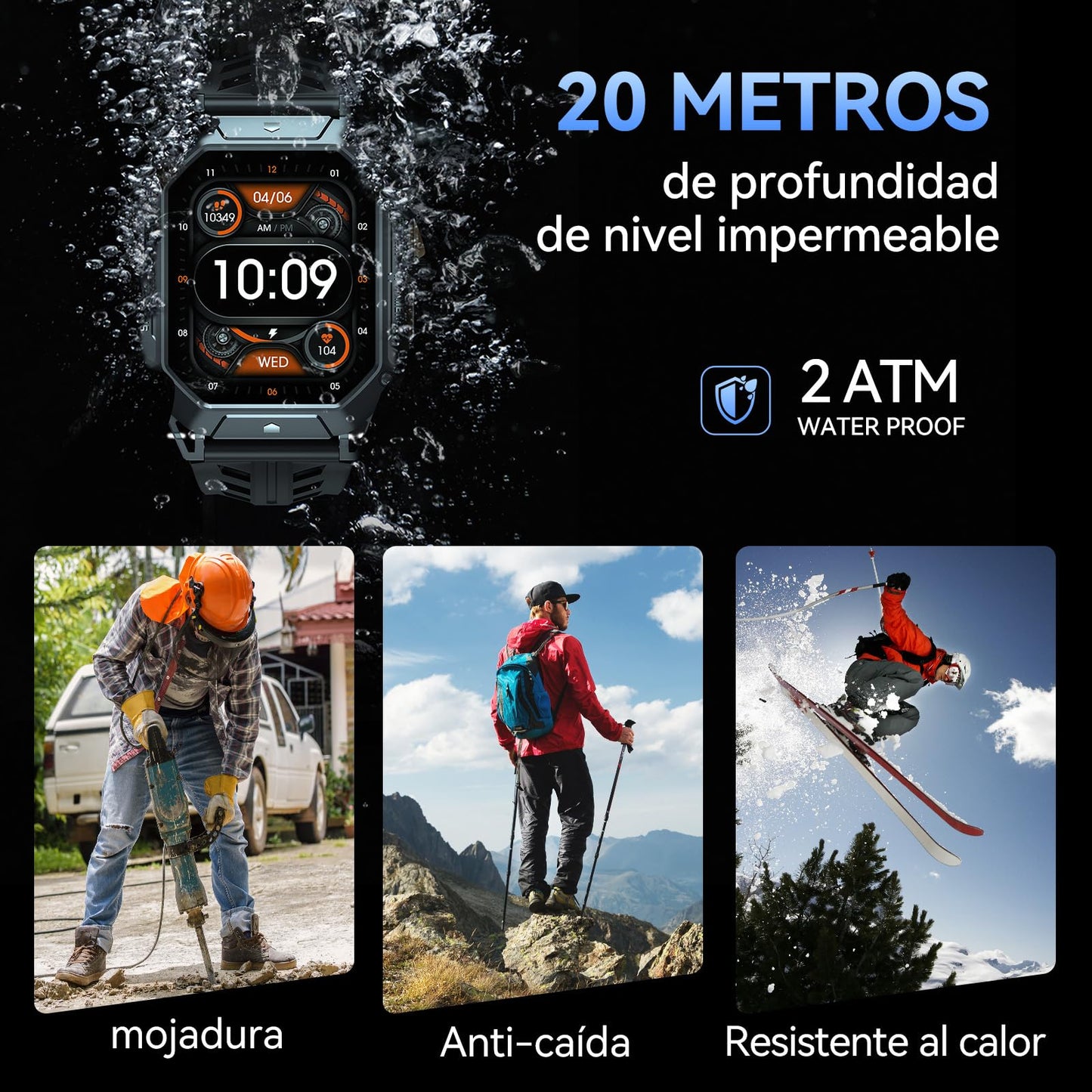 Cubot X1 Smartwatch – Resistencia Militar, Batería Extrema y Pantalla AMOLED HD.