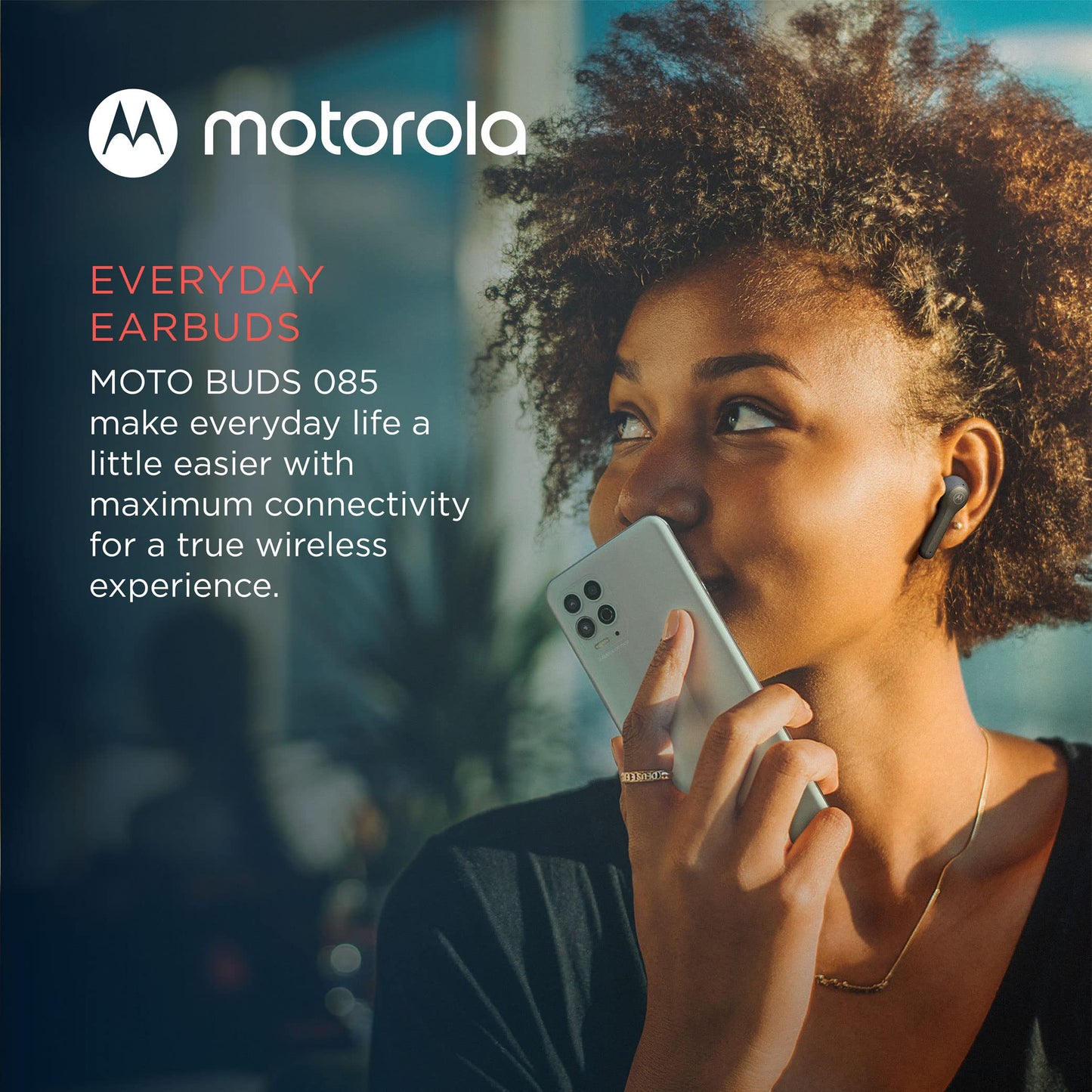 Auriculares Bluetooth Inalámbricos Motorola Moto Buds 085   con Micrófono, Conexión Dual, IPX5