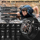 Smartwatch Deportivo 1.96” HD, Bluetooth, 100+ Modos Deportivos, Resistente al Agua 3ATM, Batería 420mAh