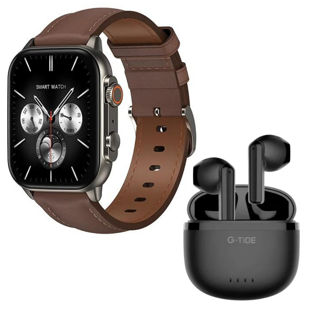 Combo de Smartwatch G-tide S5 Pro Salud, Llamadas + Audífonos L21