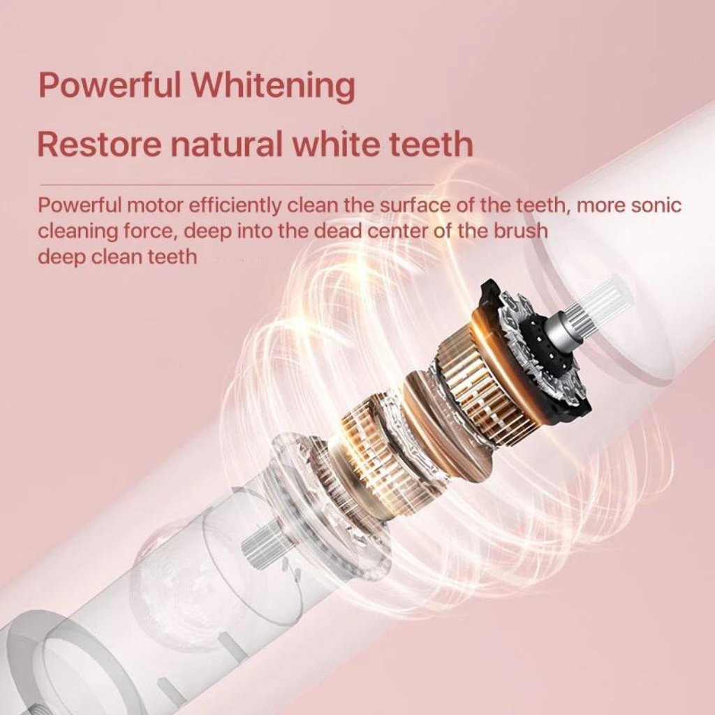 Cepillo de dientes eléctrico sónico Bomidi T501. Vibración de alta frecuencia. Blanqueamiento. Resistente al agua