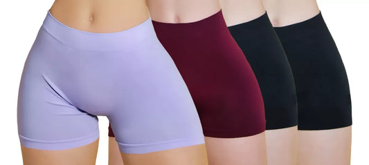 Set 4 Boxer Short Mujer Faja Moldeado Calzon Levanta Gluteos