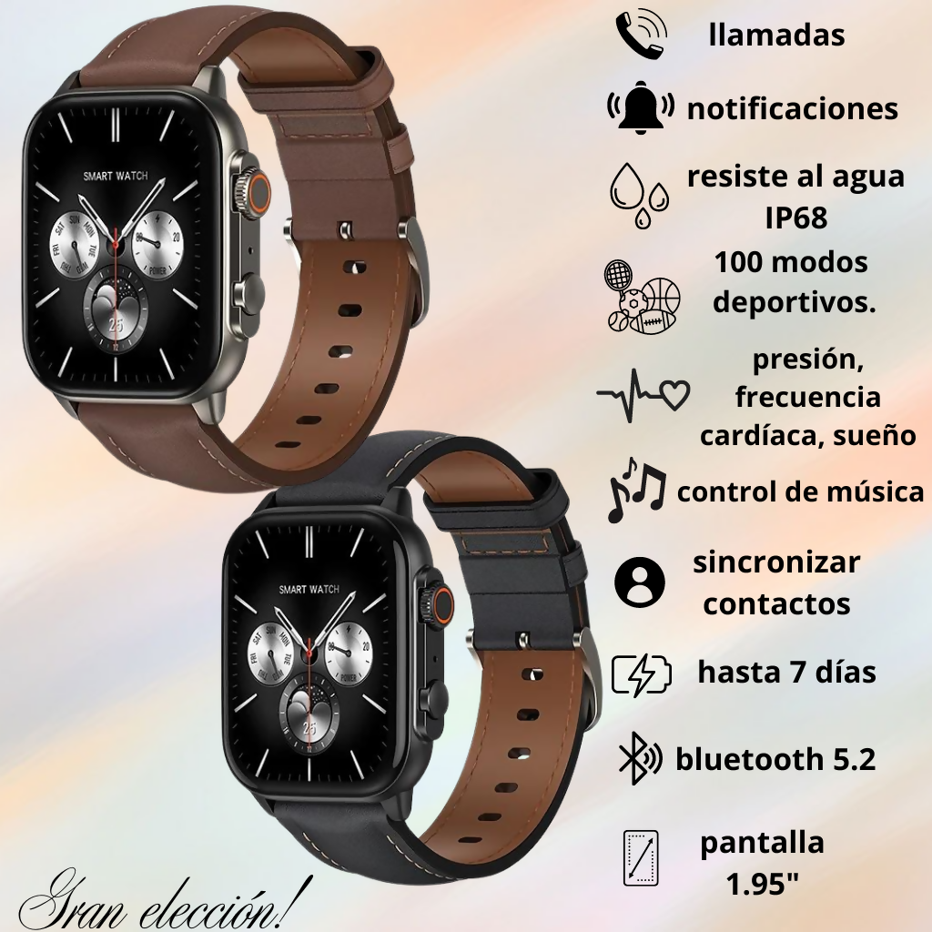 Combo de Smartwatch G-tide S5 Pro Salud, Llamadas + Audífonos L21