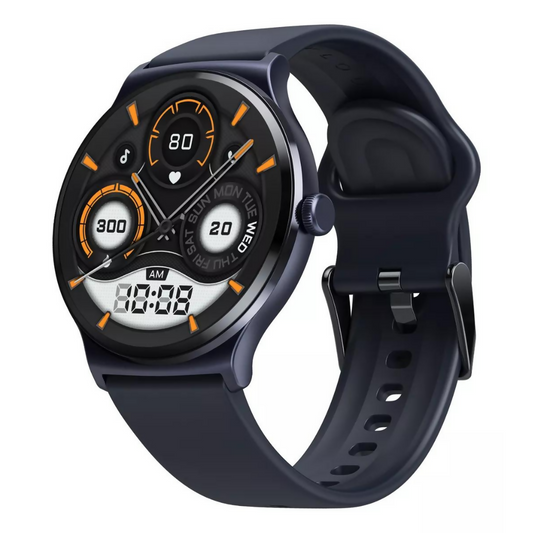 Smartwatch Haylou, Bluetooth 5.3, larga duración Batería. Azul