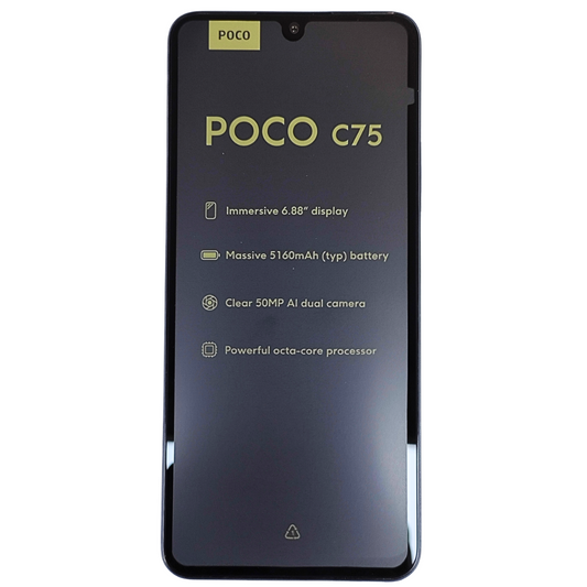 Xiaomi Poco C75 - 256GB Almacenamiento | 8GB RAM | Color Negro