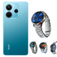 Combo Xiaomi Redmi Note 14 256GB + Smartwatch G-Tide Power con 3 Correas – Potencia y Estilo en un Solo Pack