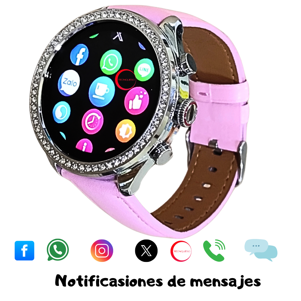 Combo Elegancia y Conectividad: Smartwatch Bossney WS GS83 Rosa + Audífonos G-Tide L21 Bluetooth 5.3