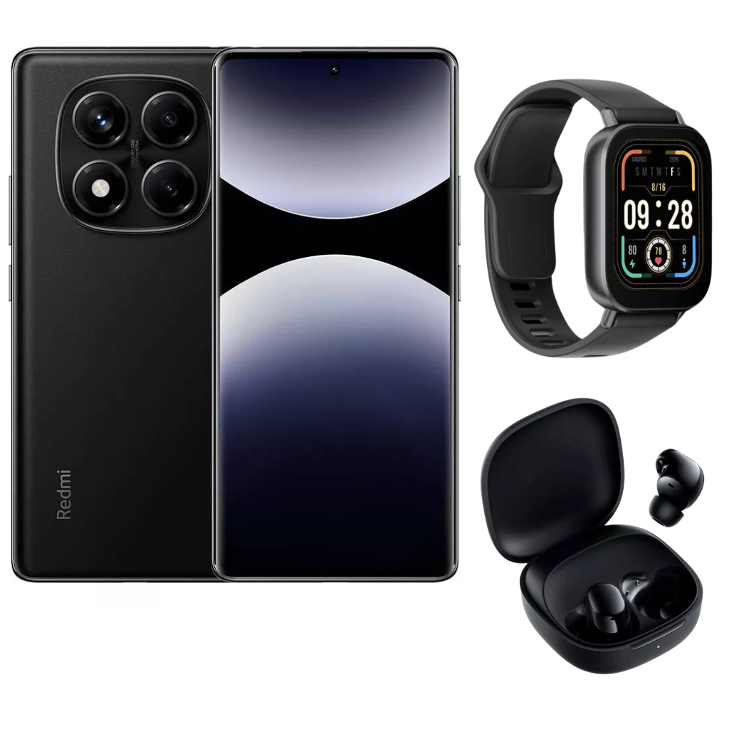 Combo Xiaomi Redmi Note 14 Pro + Redmi Watch 5 Active + Redmi Buds 6 Play – Potencia, Estilo y Tecnología en un Solo Kit