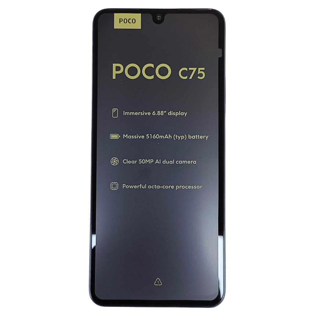 Xiaomi Poco C75 + Redmi buds 6 play y Xiaomi band 8 active