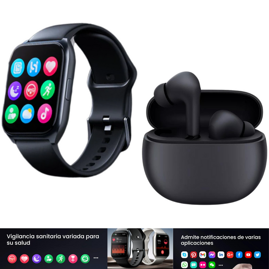 Audifonos Xiaomi Redmi Buds 4 Active con Smartwatch llamadas combo