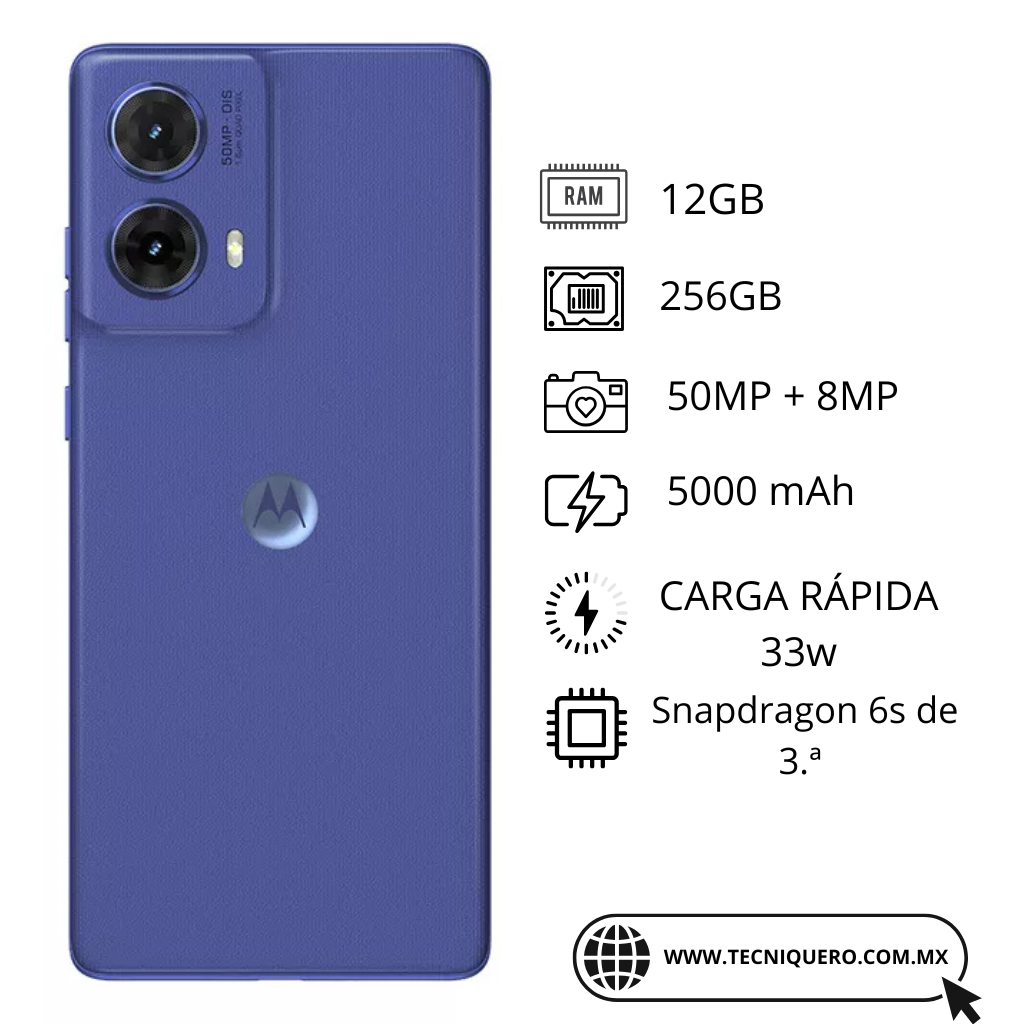 Motorola Moto G85  12GB RAM 256GB, 50MP OIS, 5000mAh Carga rápida, Dual SIM